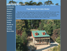 Tablet Screenshot of papabearsden.net